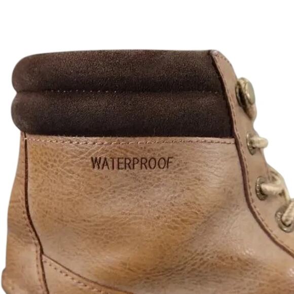 Sperry Shoes Mens 8 Boots Duck Outdoor Leather Waterproof Brewster Lace Up Brown